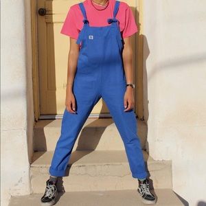 Blue Cotton Dunagrees